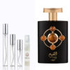 Perfume Al Qiam Gold Lattafa Pride Muestra Decant Perfumes árabes originales