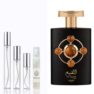 Perfume Al Qiam Gold Lattafa Pride Muestra Decant Perfumes árabes originales