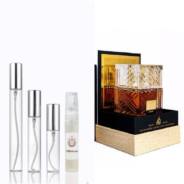 Muestra decant Khamrah Lattafa Perfumes Árabes Originales Colombia