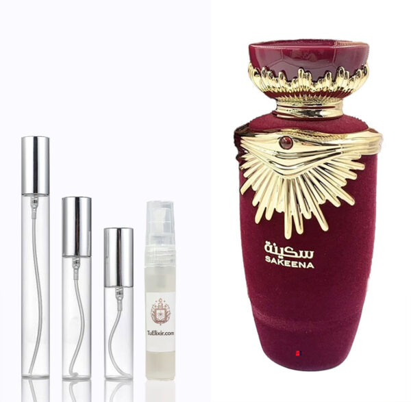 Muestra decant Sakeena Perfumes Árabes Originales Colombia
