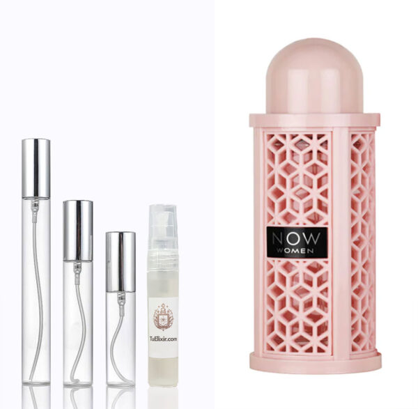 Muestra decant Rave Now Woman Perfumes Árabes Originales Colombia
