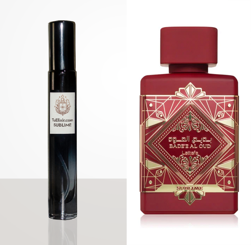 Perfume Sublime – Bade’e Al Oud – Lattafa (Muestra – Decant)