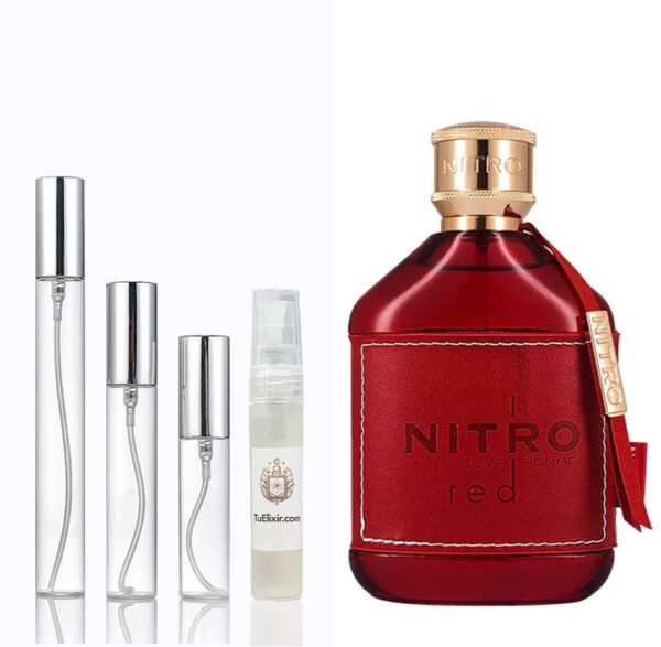 Perfume Nitro Red Dumont Paris Muestra Decant Perfumes árabes originales