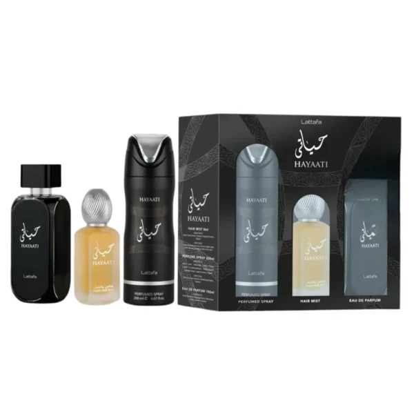 Estuche Set Hayaati- Lattafa Perfumes Árabes Originales