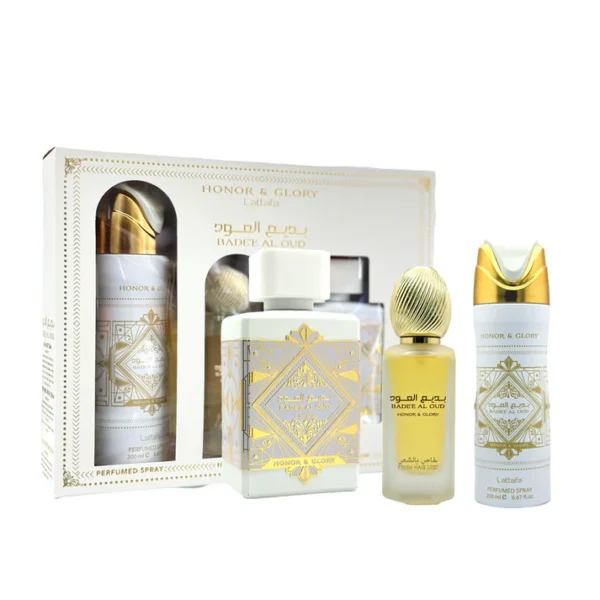 Estuche Set Honor & Glory Lattafa Bade al Oud