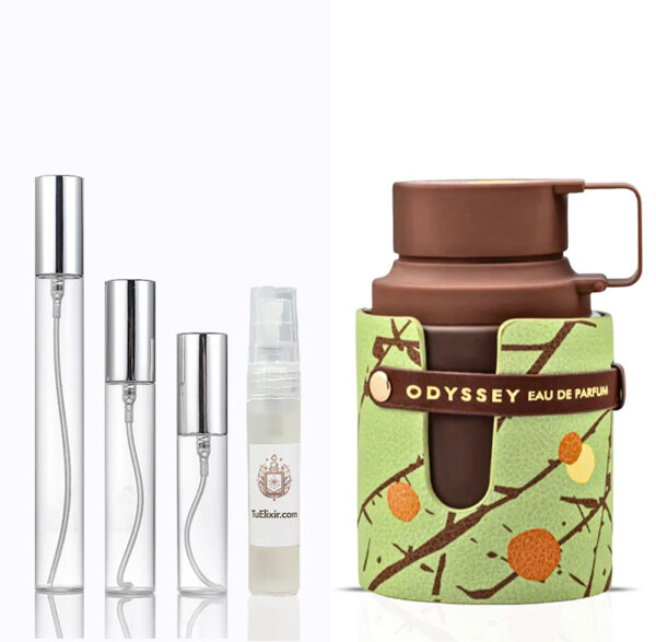 Muestra decant Odyssey Dubai Chocolat Armaf Perfumes árabes originales Colombia