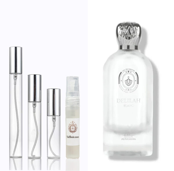 Decant muestra Delilah Blanc Maison Alhambra Perfumes Árabes Originales Colombia