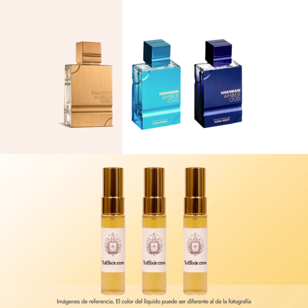 Muestras Decants Amber Oud Al Haramain - Perfumes originales árabes Colombia