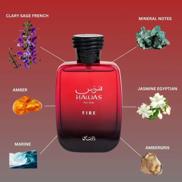 Hawas Fire Rasasi Perfumes Árabes Originales Colombia