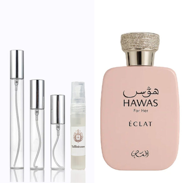 Muestra Decant Hawas Eclat Rasasi Perfumes Árabes Originales Colombia